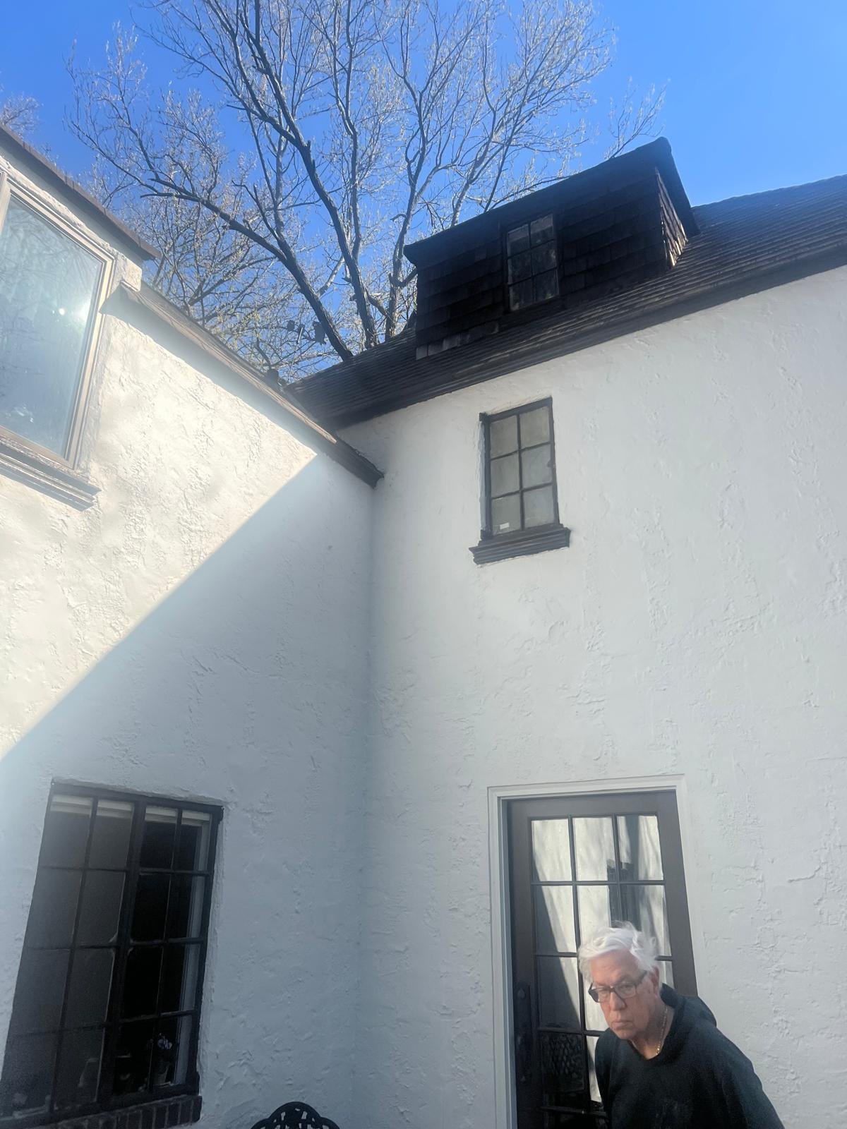 Replacement window and exterior wall work